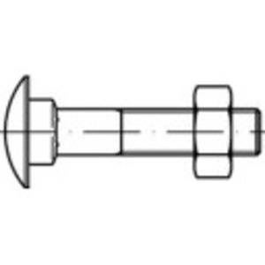 Flachrundschraube M12 80mm Außensechskant DIN 603 Stahl 50St.