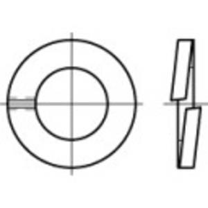 toolcraft 105694 Veerringen Binnendiameter: 6.1 mm DIN 127 Verenstaal galvanisch verzinkt 100 stuks