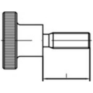 toolcraft 107490 Kartelbouten M4 12 mm DIN 464 Staal 50 stuk(s)