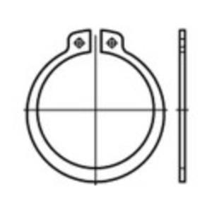 toolcraft 107667 Zekeringsringen Binnendiameter: 27.9 mm DIN 471 Verenstaal 100 stuks