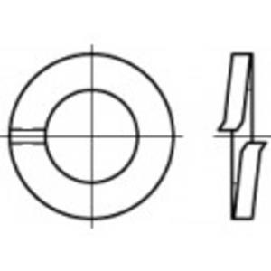 toolcraft 105664 Veerringen Binnendiameter: 3.6 mm DIN 127 Verenstaal galvanisch verzinkt 100 stuks