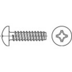Cilinderkop schroeven 2.9 mm 13 mm Kruiskop Philips DIN 7981 RVS A2 1000 stuks