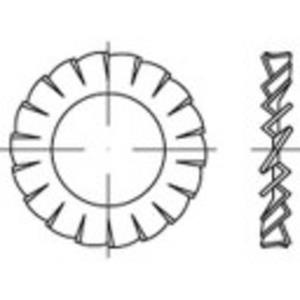 toolcraft 138457 Lamellenschijven Binnendiameter: 8.4 mm DIN 6798 Verenstaal Galvanisch verzinkt 250 stuk(s)