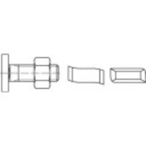 Hamerkopbouten M10 30 mm Staal galvanisch verzinkt 100 stuks