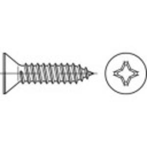 Verzonken plaatschroeven 3.9 mm 19 mm Kruiskop Philips DIN 7982 Staal galvanisch verzinkt 100 stuks toolcraft 145227