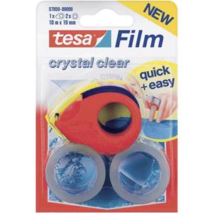 TESA Tesafilm Plakband-set Transparant (l x b) 10 m x 19 mm Inhoud: 2 rollen