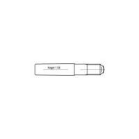 Kegelstift (Ø x L) 16mm x 100mm Stahl 1St.