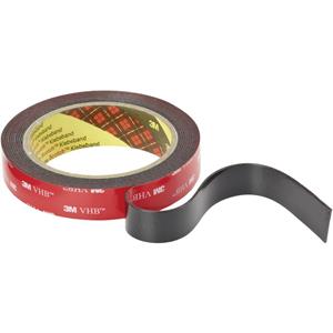 3M VHB Hochleistungsklebeband 5952F, 19 mm x 3 m, schwarz