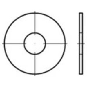 toolcraft Kotflügelscheiben Innen-Durchmesser: 4.3mm Edelstahl A2 100St.