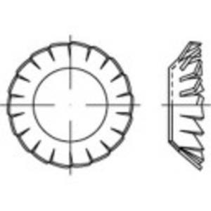 toolcraft Fächerscheiben Innen-Durchmesser: 5.3mm DIN 6798 Federstahl galvanisch verzinkt, g