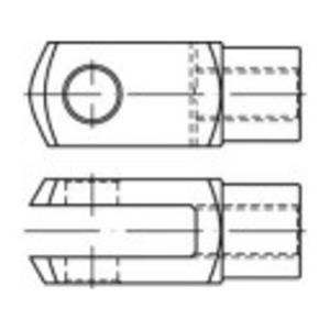 toolcraft Gaffelscharnieren DIN 71752 20 mm Galvanisch verzinkt staal 10 stuks