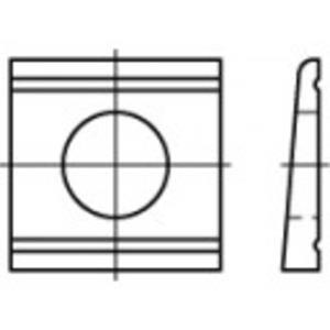 toolcraft 106730 Keilschijven DIN 434 Staal verzinkt 100 stuks