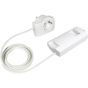 Schiebe Schnurdimmer 300W steckerfertig brummfrei weiss - EHMANN