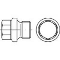 toolcraft 112834 Sluitschroeven 1/2 inch Buitenzeskant (inbus) DIN 910 Staal galvanisch verzinkt 50 stuks