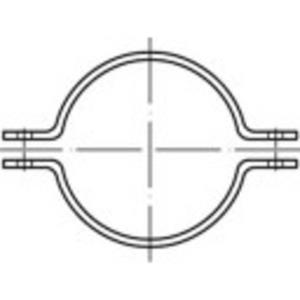 toolcraft Buisklemmen DIN 3567 Staal thermisch verzinkt 10 stuks