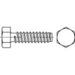 Zeskant plaatschroeven 4.8 mm 9 mm Buitenzeskant (inbus) DIN 7976 Staal galvanisch verzinkt 500 stuks toolcraft 144617