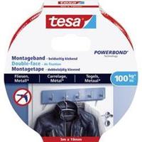 tesa Powerbond Montageband für Fliesen/Metall, 19 mm x 5,0 m