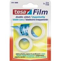 TESA Tesafilm Dubbelzijdige tape Transparant (l x b) 7.5 m x 12 mm Inhoud: 2 rollen