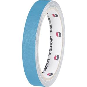 toolcraft Gewebeklebeband Blau (L x B) 10m x 15mm 10m