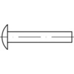 toolcraft Flachrundniete (Ø x L) 3mm x 10mm Stahl 1000St.