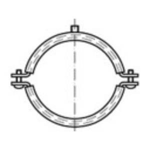 toolcraft Schraubrohrschellen 53mm Stahl galvanisch verzinkt 50St.