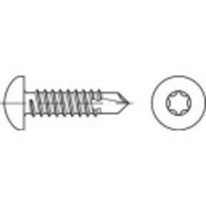 Zelfborende schroeven 4.8 mm 32 mm Torx DIN 7504 Staal galvanisch verzinkt 500 stuks toolcraft 141629