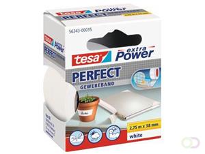 TESA Plakband  textiel 38mmx2.75m wit