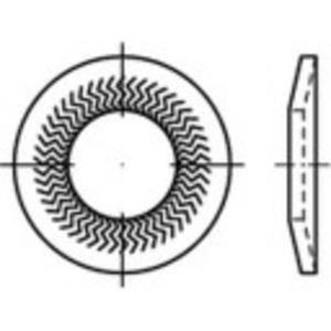 159391 Grendelschijven Binnendiameter: 6 mm Verenstaal verzinkt 250 stuks