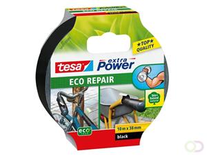 TESA Extra power reparatietape eco universeel 38 mm 10 meter zwart