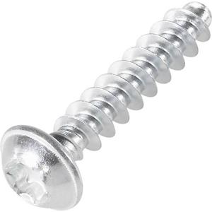 toolcraft Kunststofffurchende Schraube 2.2mm 6mm T-Profil Stahl verzinkt 100St.