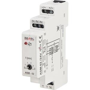 Zamel ASM-02/24V Treppenlichtzeitschalter Hutschiene 24V W850121