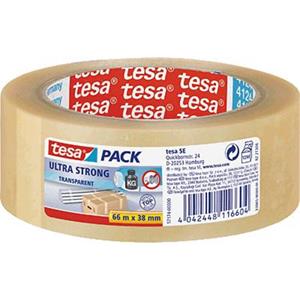 tesapack Verpackungsklebeband ultra strong, 38 mm x 66 m