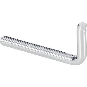 toolcraft 890689 Gerade Schraubhaken Typ 4 E Stahl galvanisch verzinkt 50mm x 12mm 10St. C07860