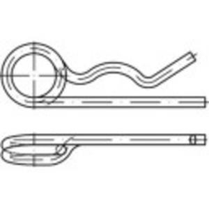 toolcraft Borgpen DIN 11024 Galvanisch verzinkt staal 25 stuks