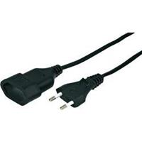 Hama Euro Extension Cable, 5 m, black - 