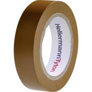 Hellermanntyton Flex 15-BR15x10m - Adhesive tape 10m 15mm brown Flex 15-BR15x10m