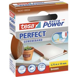 tesa Gewebeband, 19 mm x 2,75 m, braun