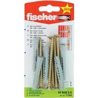 Fischer 77856 Fischer universele pluggen UX Nylon 8 mm 5 stuks