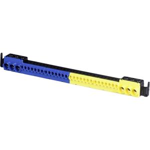 F-Tronic 9910010 Steckklemme Blau, Gelb Leiter-Typ = N, PE W786121