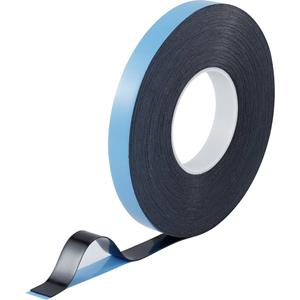toolcraft Doppelseitiges Klebeband Blau, Schwarz (L x B) 30m x 20mm 30m