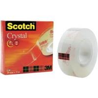 Scotch Klebefilm Crystal Clear 600, 19 mm x 10 m, Karton