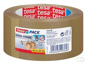 TESA Verpakkingstape PVC 50 mm x 66 m. bruin (pak 6 x 66 meter)