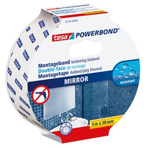 tesa Powerbond Montageband für Spiegel, 38 mm x 5,0 m