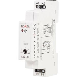 Trappenhuisschakelaar analoog 16 A 1x NO 12 V, 24 V, 230 V Zamel ASM-01/U