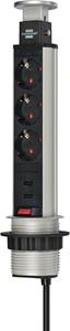 Brennenstuhl Steckdoseneinheit , Tower Power, , 3-fach, USB