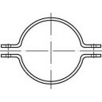 toolcraft Rohrschellen-Hälften Edelstahl A4 1St.