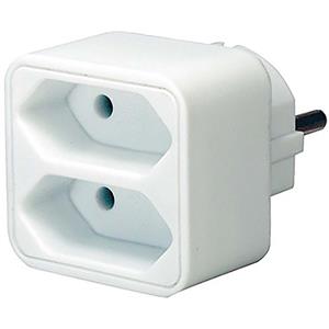 Brennenstuhl Adapter plug op 2 Euro sockets