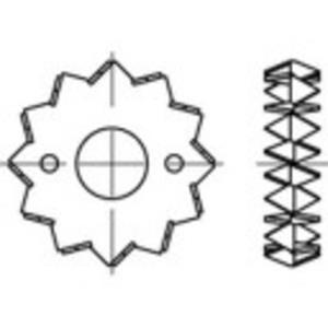 TOOLCRAFT Stahlblech feuerverzinkt 135728 200St.