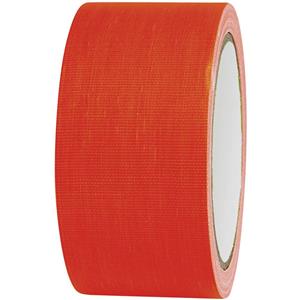 toolcraft 80FL5025OC Textieltape Neon-oranje (l x b) 25 m x 50 mm Smeltlijm Inhoud: 1 rollen