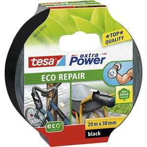 TESA Tesa Extra Power Ecologo Textieltape Zwart (l x b) 20 m x 38 mm Rubber Inhoud: 1 rollen